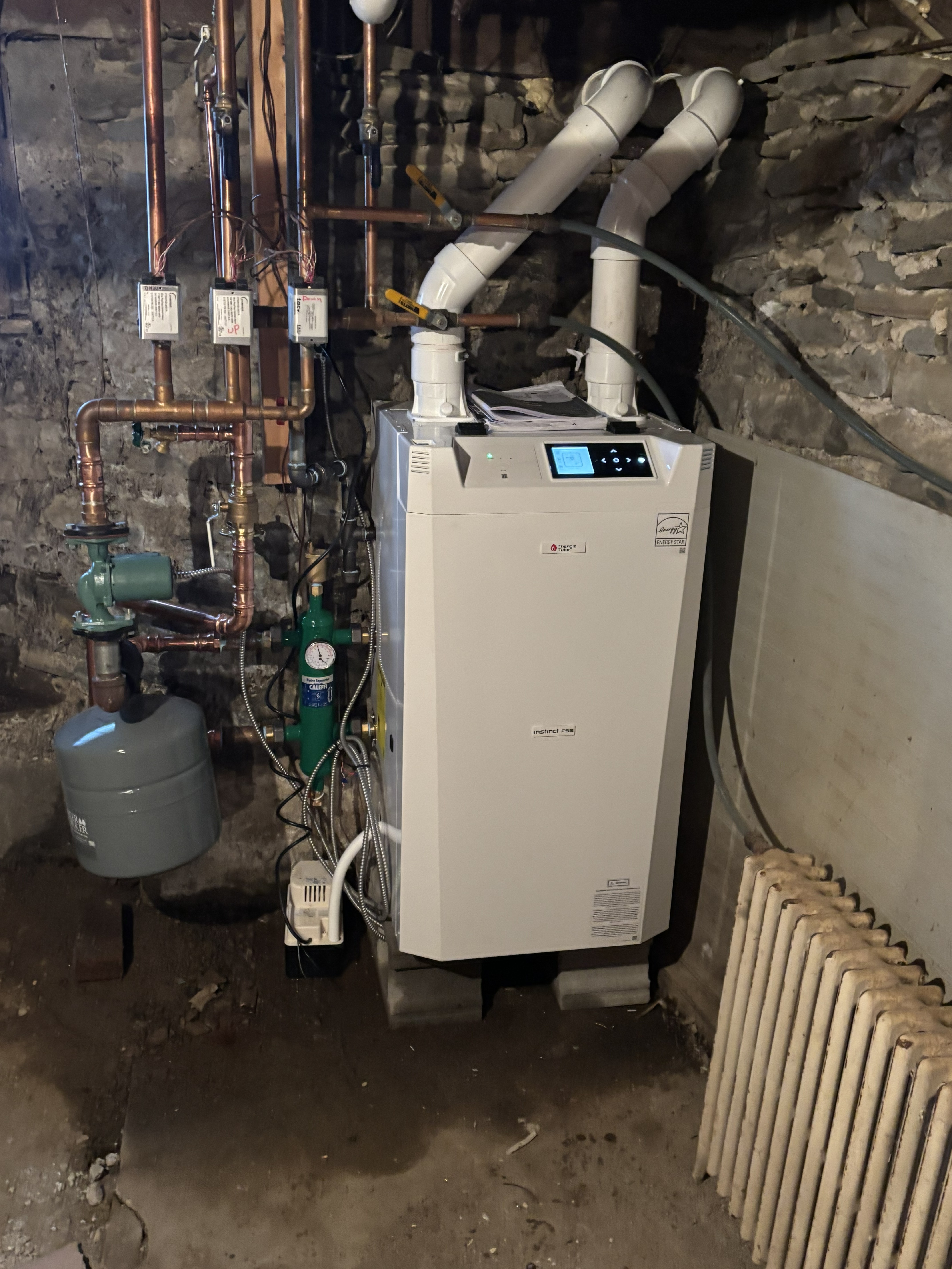 Boiler heating system installed by Schall and Young