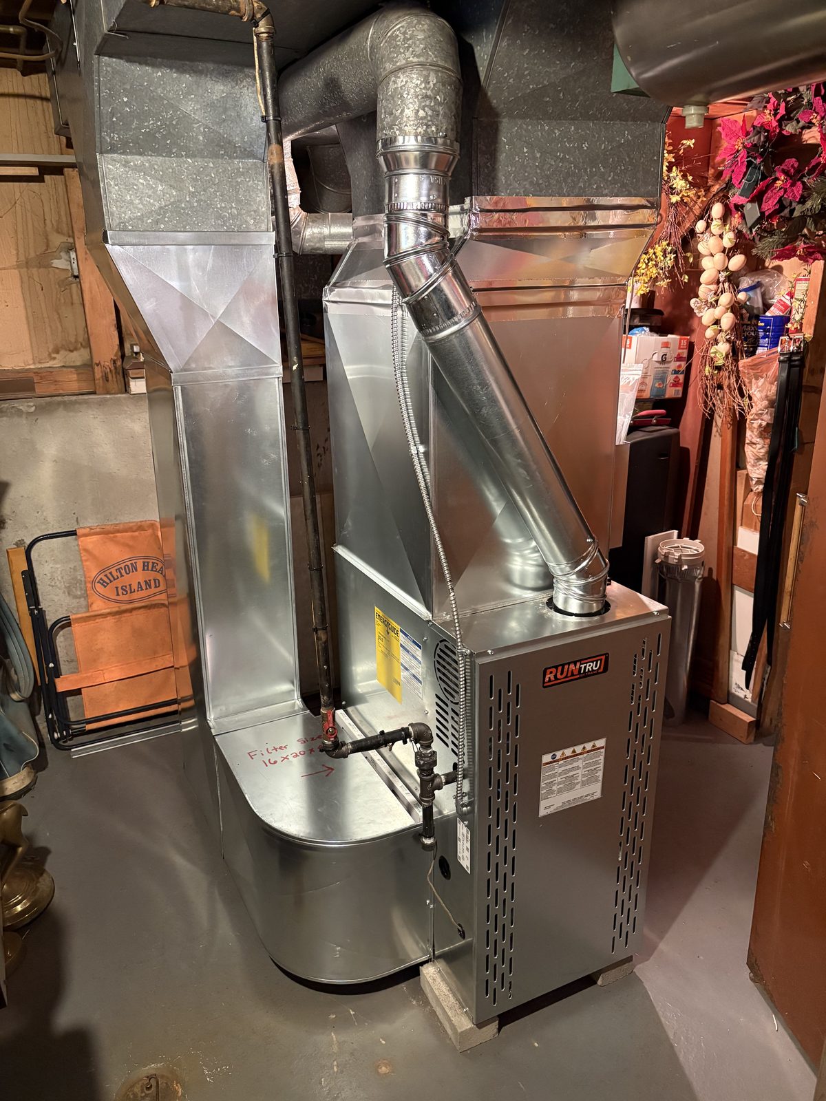 RunTru furnace installation by Schall & Young