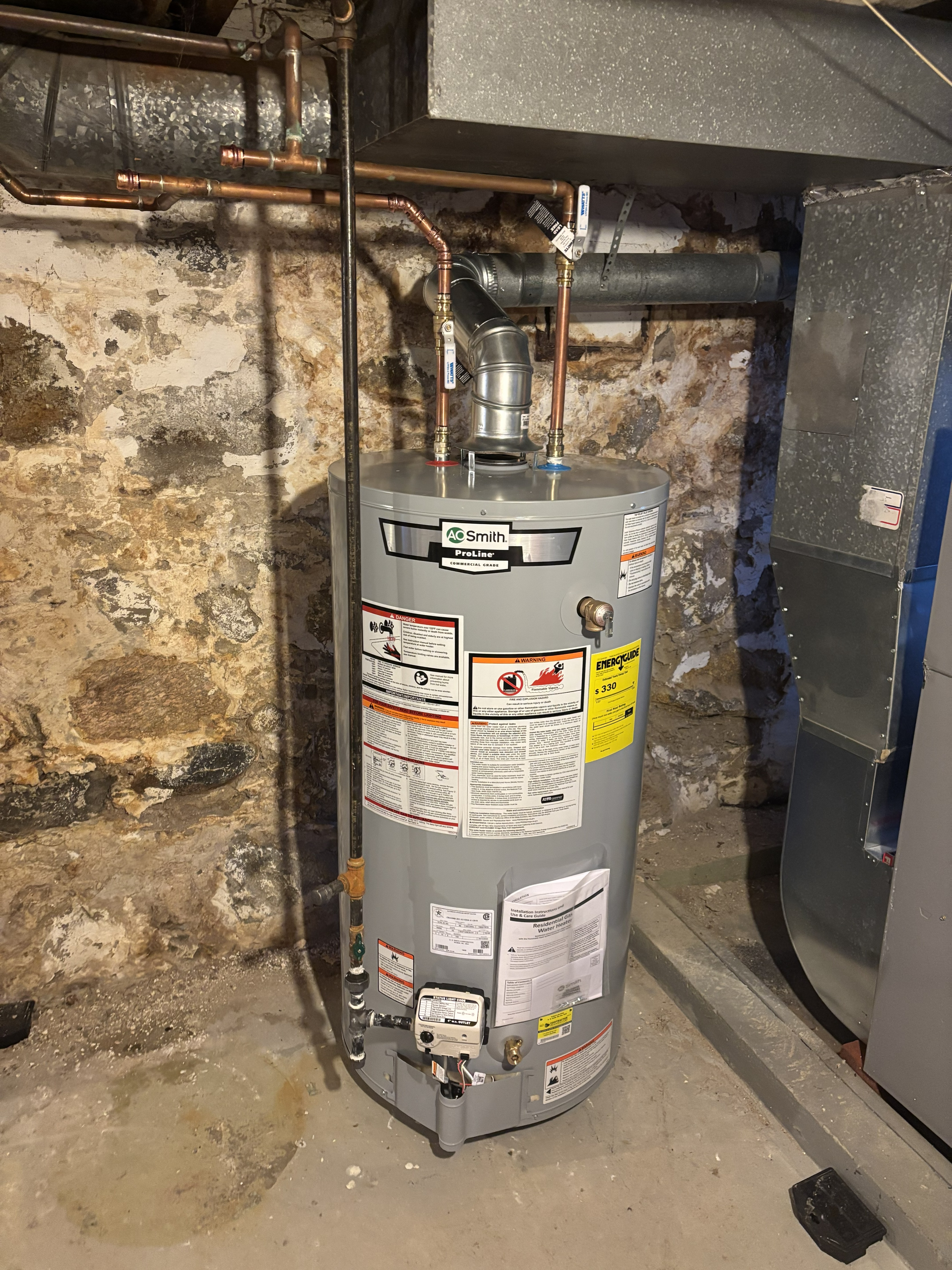 Hot water tank installation by Schall and Young